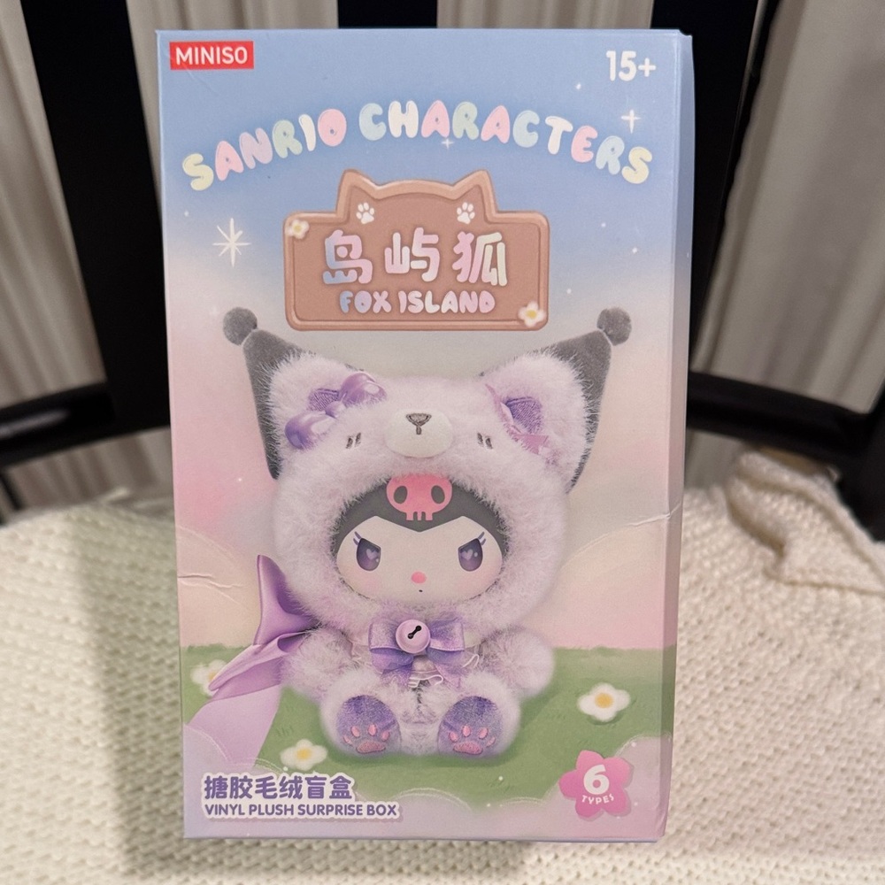 Miniso Sanrio Characters Fox Island Plush NEW blind box